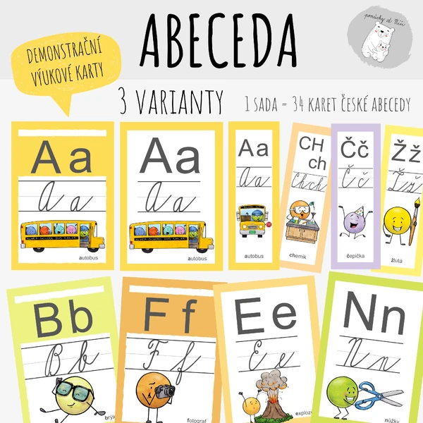 Abeceda - Veselá výzdoba
