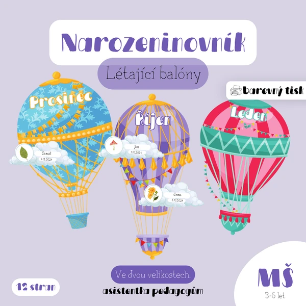 Narozeninovník - Létající balóny
