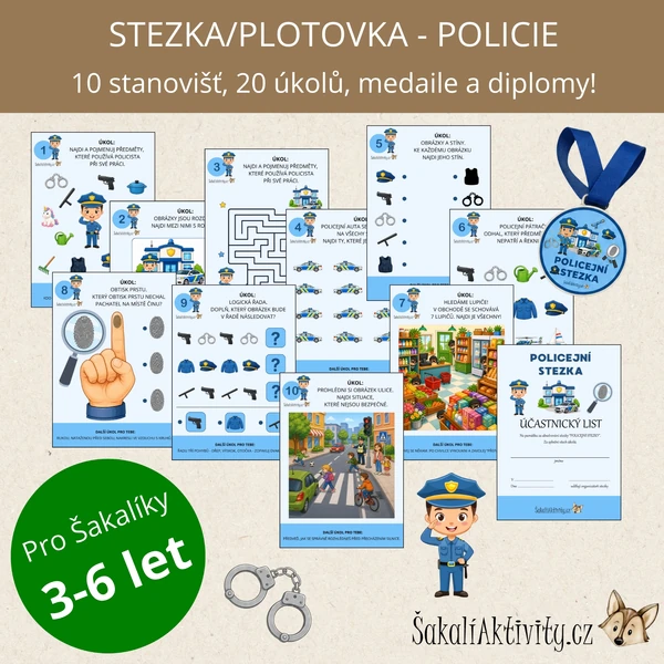 Plotovka/stezka - Policie