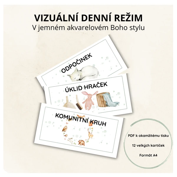 Vizuální denní činnosti