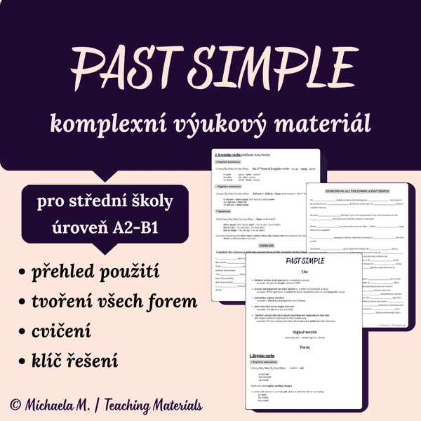 Past Simple - minulý čas prostý