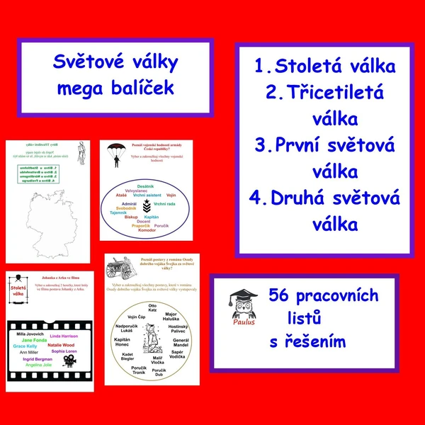 MEGA SET 4 Světové války