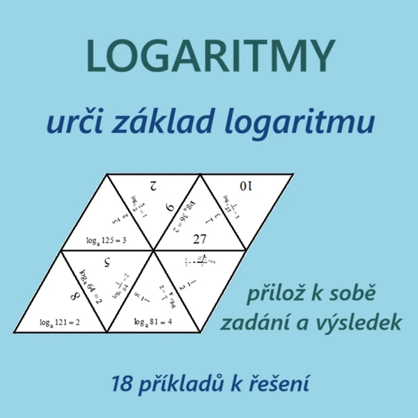 LOGARITMY – urči základ logaritmu