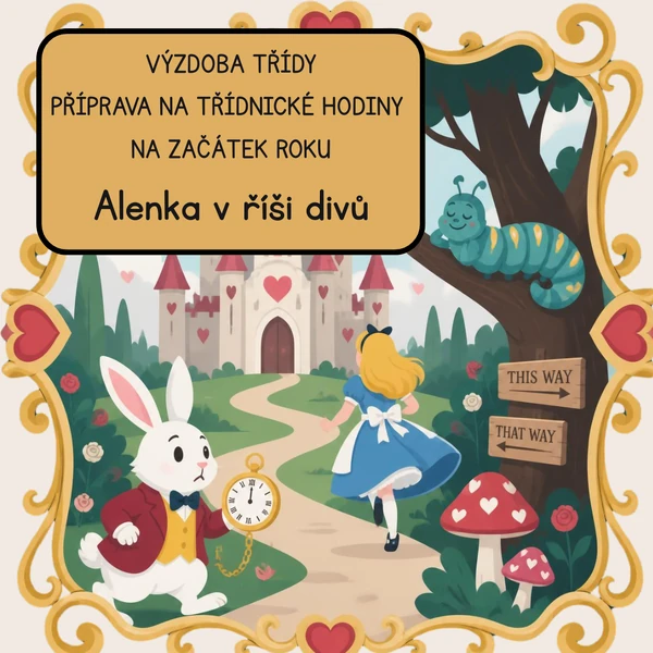 VÝZDOBA - Alenka v říši divů