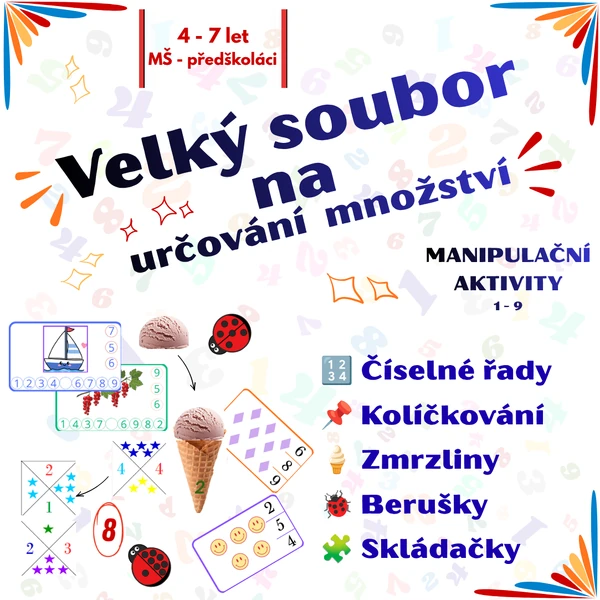 Velký soubor na určování množství