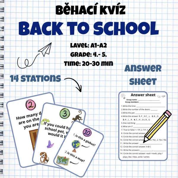 Běhací kvíz - back to school