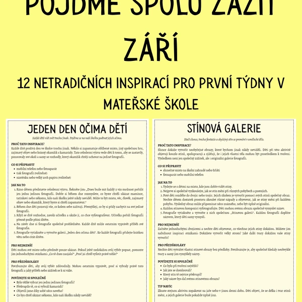 Pojďme spolu zažít září