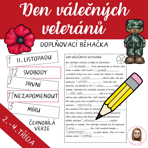 DEN VÁLEČNÝCH VETERÁNŮ - doplňovací běhačka
