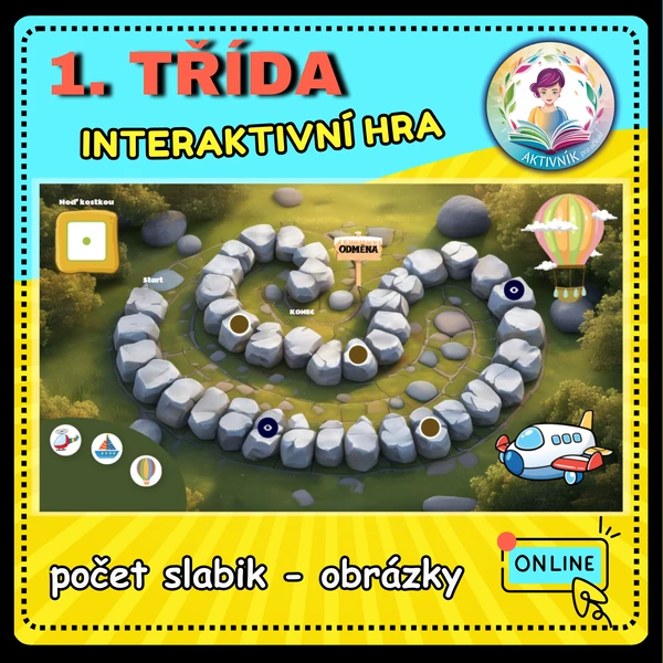 LÉTO - interaktivní hra (počet slabik)