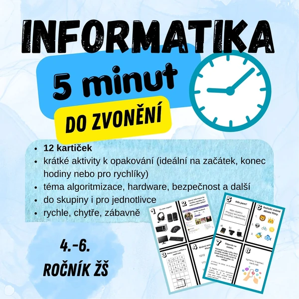 Informatika - Rychlé aktivity do zvonění