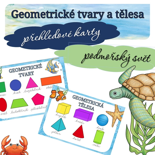Geometrické tvary a tělesa: Podmořský svět