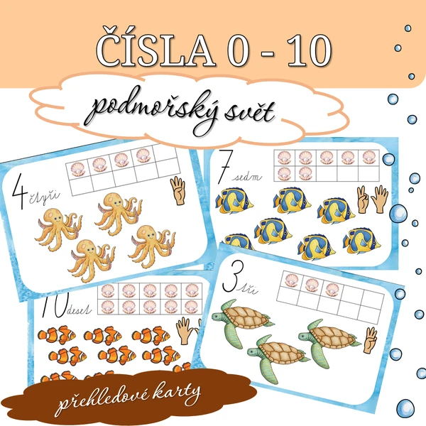Čísla do 10: Podmořský svět