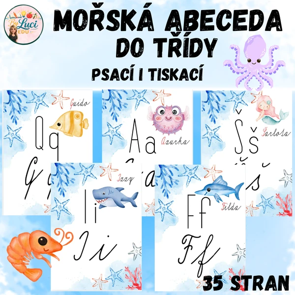 Mořská abeceda do třídy