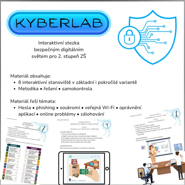KYBERLAB – Interaktivní stezka bezpečným digitálním světem