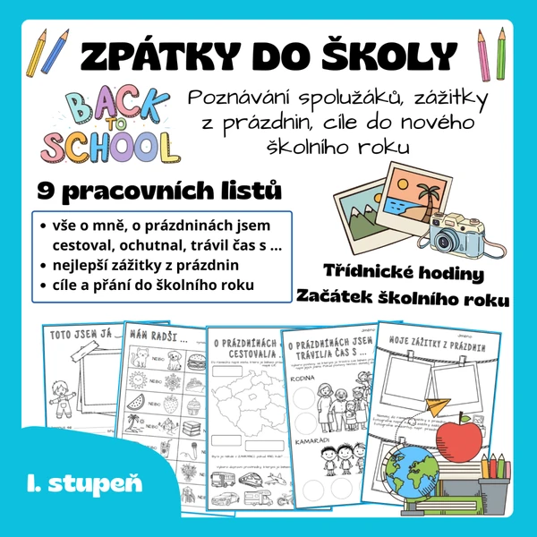 ZPÁTKY DO ŠKOLY - aktivity
