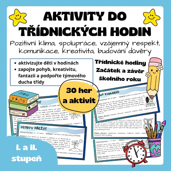 Aktivity do třídnických hodin - 30 her