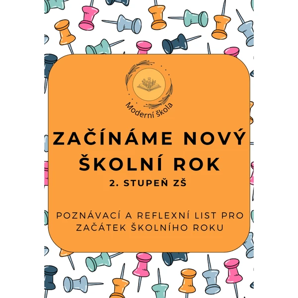 Začínáme nový školní rok, 2. stupeň ZŠ