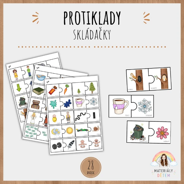 🌟Protiklady, skládačka🌟