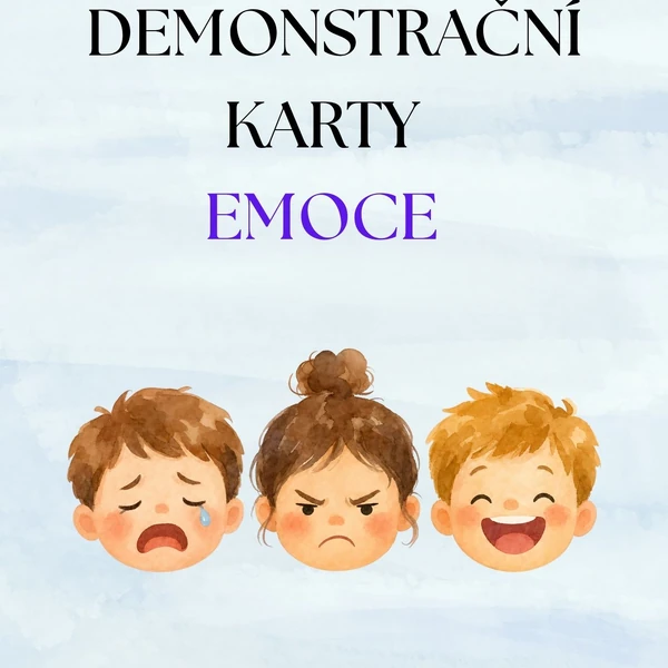Demonstrační karty - Emoce