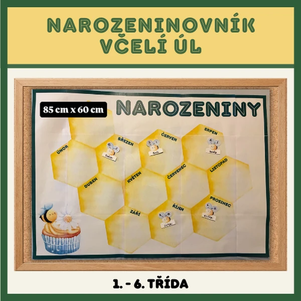 NAROZENINOVNÍK - Včelí úl | 1. - 6. třída