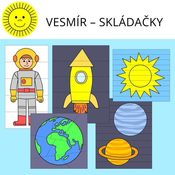 VESMÍR – SKLÁDAČKY