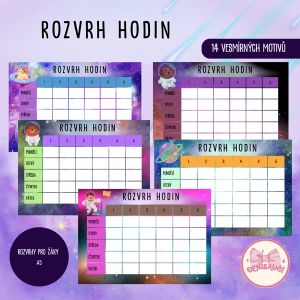 Vesmírný rozvrh hodin