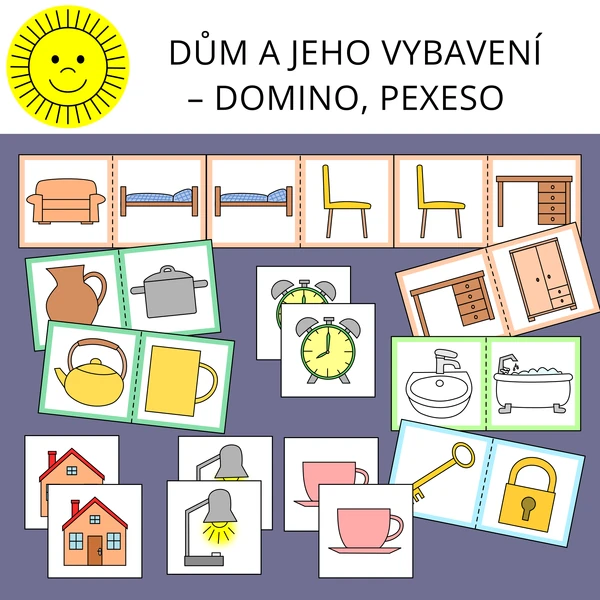 DŮM A JEHO VYBAVENÍ – DOMINO, PEXESO