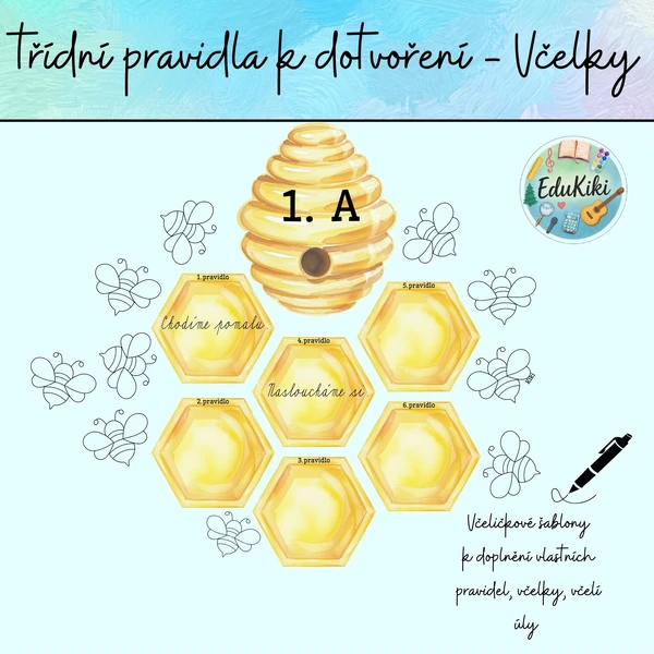 Třídní pravidla k dotvoření - včelky