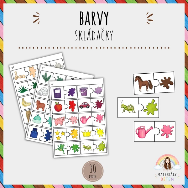 🌈Barvy, skládačka🌈