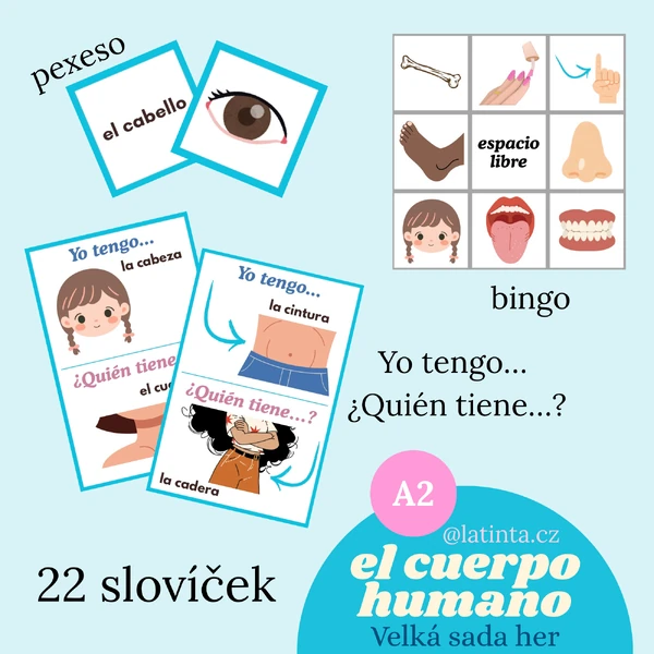 El cuerpo humano - Velká sada her