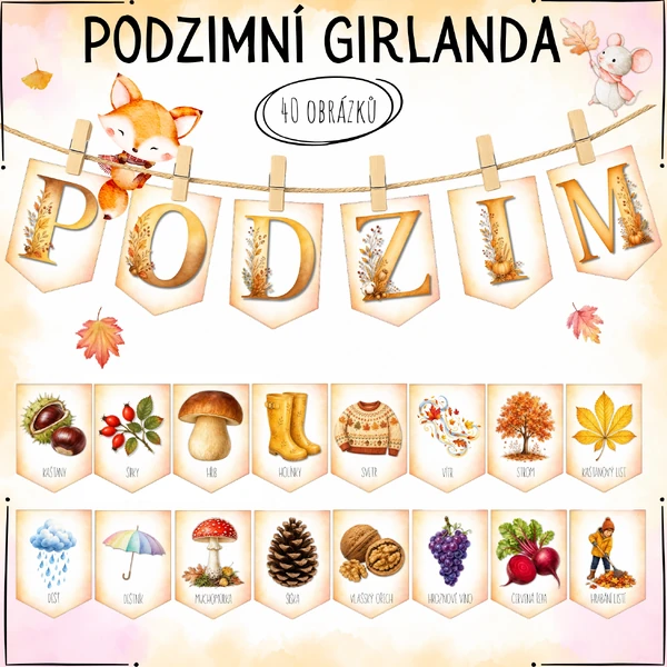 Podzimní girlanda