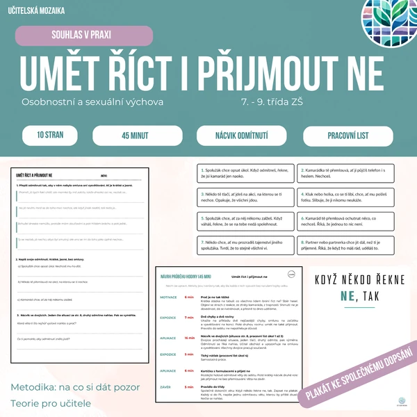 Umět říct a přijmout ne
