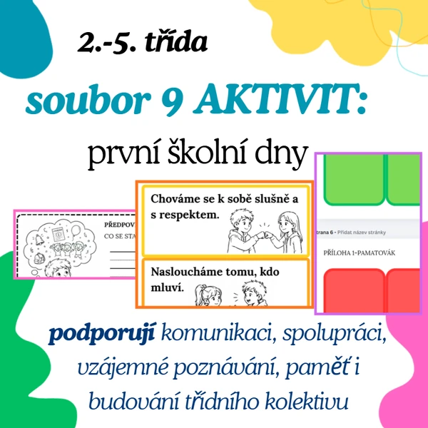 9 AKTIVIT: První školní dny