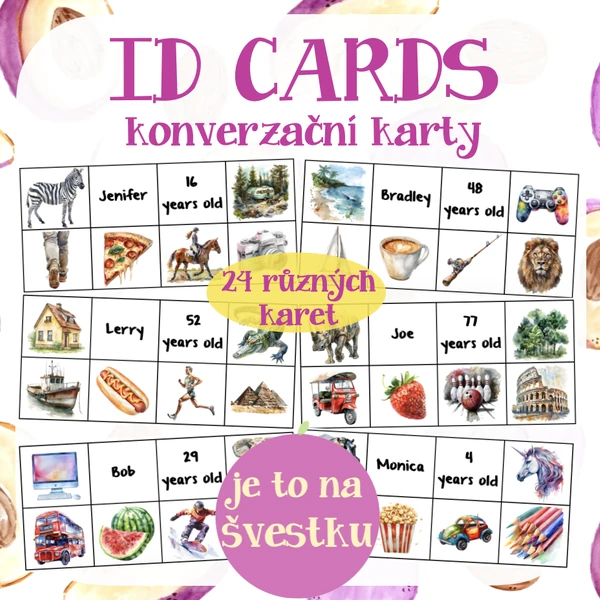ID cards - konverzační karty