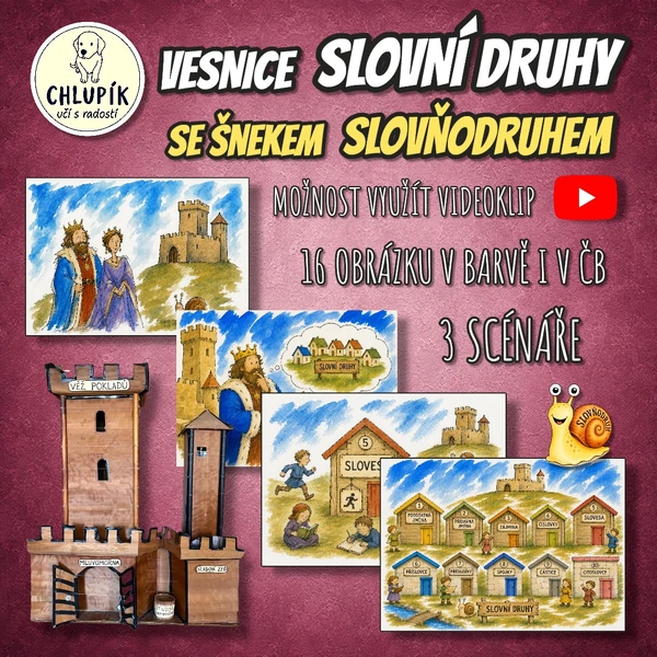 SLOVNÍ DRUHY se šnekem Slovňodruhem