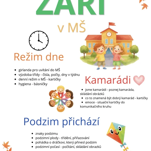 Září v MŠ 🌞