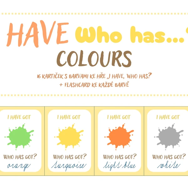 I have, who has? - COLOURS