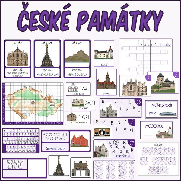 České památky - Sada aktivit