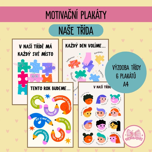 Naše třída - motivační plakáty