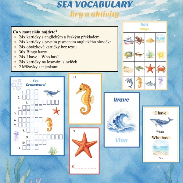 SEA vocabulary - hry a aktivity