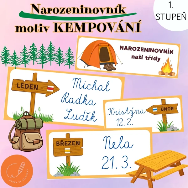 Narozeninovník - KEMPOVÁNÍ