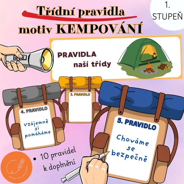 Třídní pravidla - KEMPOVÁNÍ