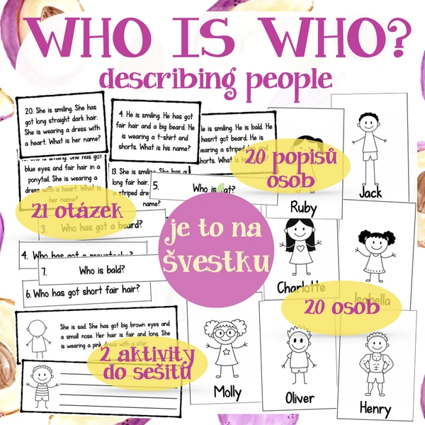 Who is who? - popis osob