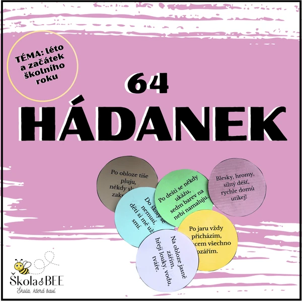 64 hádanek - léto a začátek školního roku