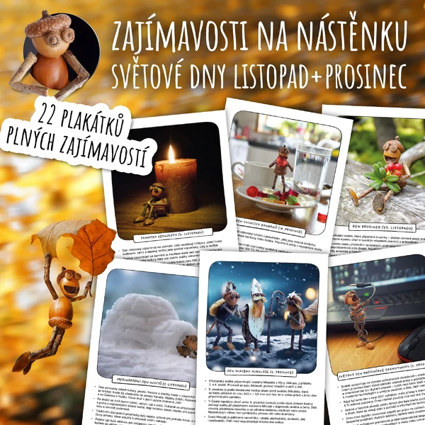Zajímavosti na nástěnku: Světové dny – listopad a prosinec