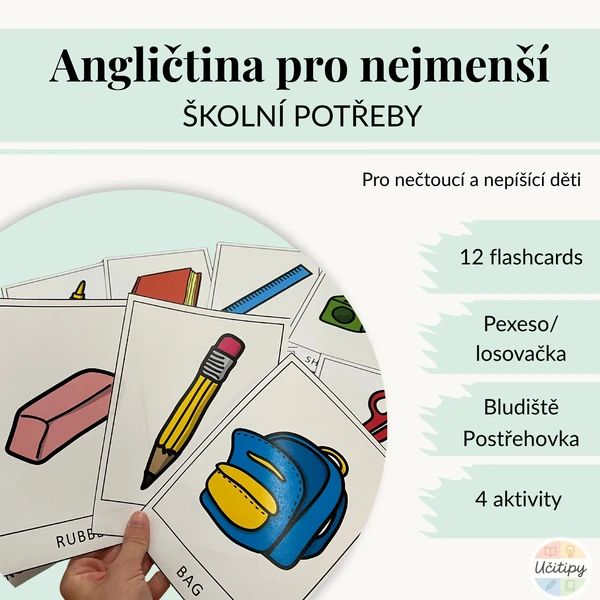 Aj pro nejmenší - Školní potřeby