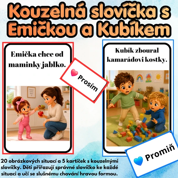 🌞Kouzelná slovíčka s Emičkou a Kubíkem 🌞