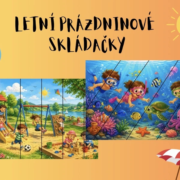 LETNÍ PRÁZDNINOVÉ SKLÁDAČKY