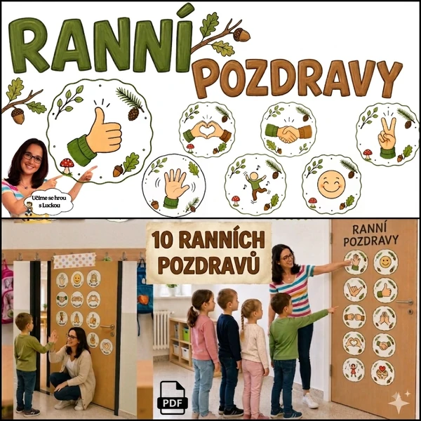 Ranní pozdravy - les