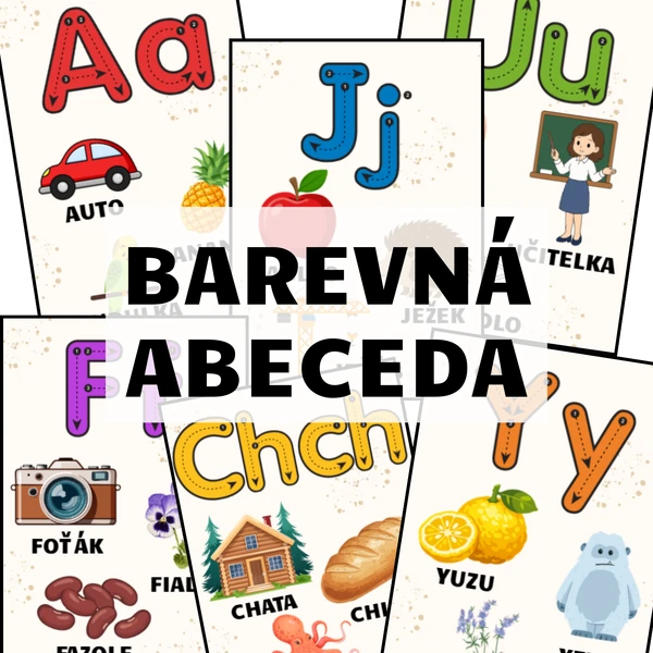 Barevná abeceda - výdoba třídy